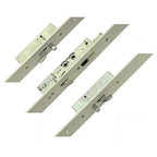 XL Latch 3 Hooks 2 Anti Lift Pins Flat 44mm White Faceplate Double Spindle Multipoint Door Lock