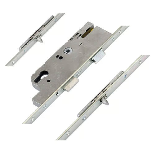 Ferco Tripact Latch Deadbolt 2 Tongue Hooks Lift Lever Multipoint Door Lock