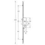 Europa Latch Deadbolt 2 Rollers Lift Lever Multipoint Door Lock