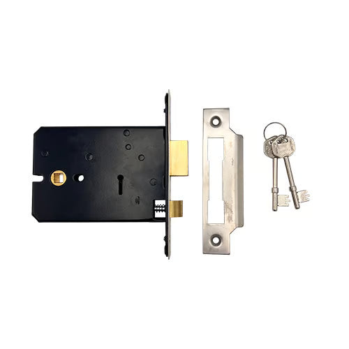 G3011/G3012 3 Lever Horizontal Mortice Sashlock