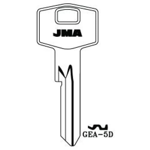 GEA-5D Cylinder Key Blank
