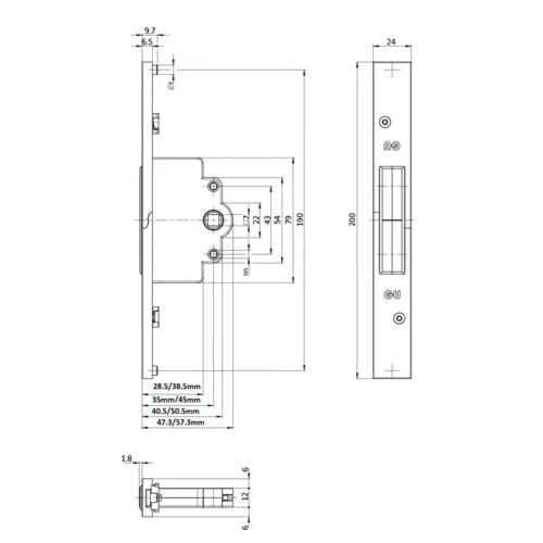 Alu Jet Bi-Fold Lock Case