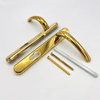 Tokyo Lever Lever UPVC Multipoint Door Handles - 92mm PZ Unsprung 210mm Screw Centres