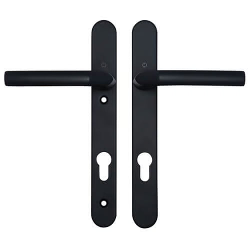 Birmingham Lever Lever UPVC Multipoint Door Handles - 92mm PZ Sprung 122mm Screw Centres