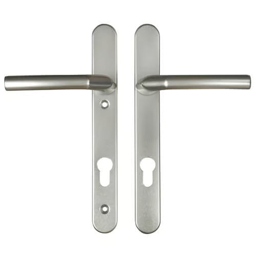 Birmingham Lever Lever UPVC Multipoint Door Handles - 92mm PZ Sprung 122mm Screw Centres