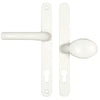 Atlanta Lever Moveable Pad UPVC Multipoint Door Handles - 92mm/62mm PZ Sprung 215mm Screw Centres