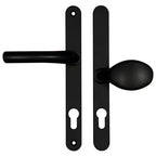 Atlanta Lever Moveable Pad UPVC Multipoint Door Handles - 92mm/62mm PZ Sprung 215mm Screw Centres