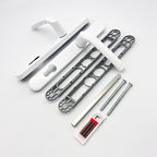 Birmingham Sprung Lever Lever UPVC Multipoint Door Handles - 92mm PZ 215mm Screw Centres