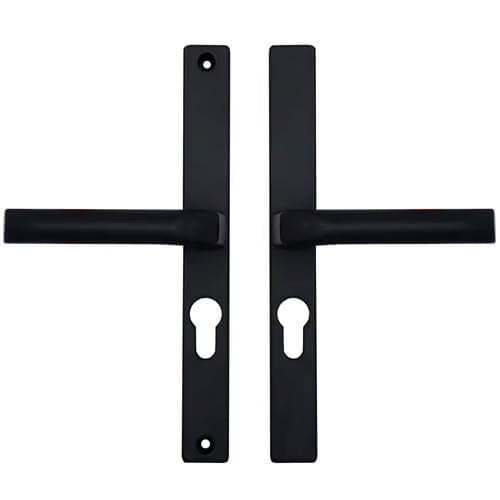 London Lever Lever UPVC Multipoint Door Handles - 48mm PZ Sprung 215mm Screw Centres