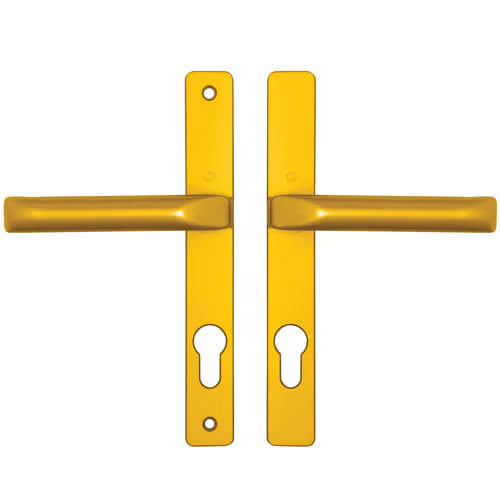 London Lever Lever UPVC Multipoint Door Handles - 70mm PZ Unsprung 180mm Screw Centres