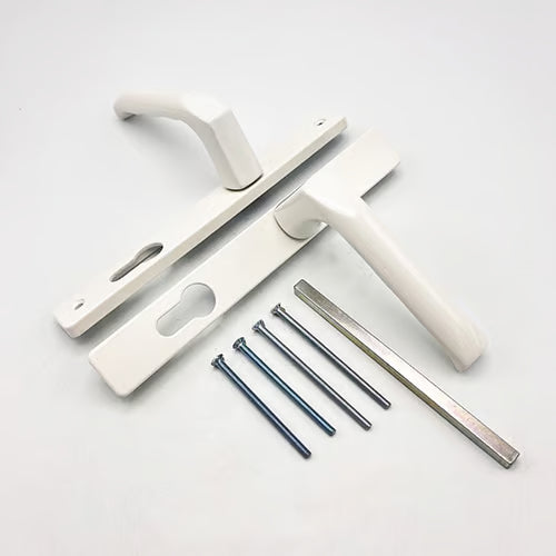 London Lever Lever UPVC Multipoint Door Handles - 70mm PZ Unsprung 180mm Screw Centres