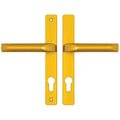 London Lever Lever UPVC Multipoint Door Handles - 72mm PZ Unsprung 180mm Screw Centres