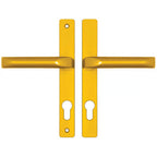 London Lever Lever UPVC Multipoint Door Handles - 72mm PZ Unsprung 180mm Screw Centres