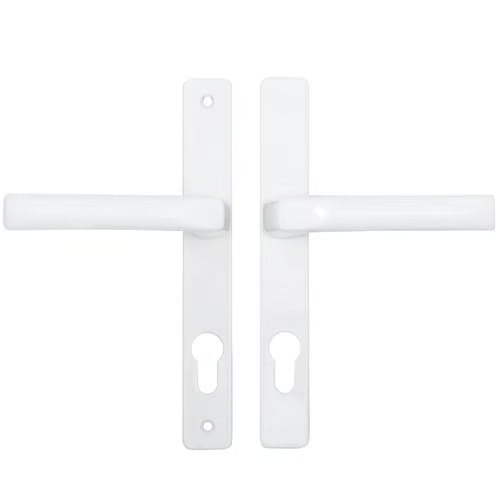 London Lever Lever UPVC Multipoint Door Handles - 72mm PZ Unsprung 180mm Screw Centres
