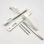 London Lever Lever UPVC Multipoint Door Handles - 72mm PZ Unsprung 180mm Screw Centres