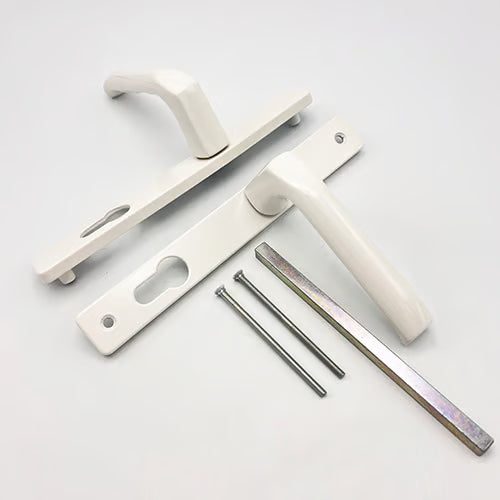 London Lever Lever UPVC Multipoint Door Handles - 72mm PZ Unsprung 180mm Screw Centres