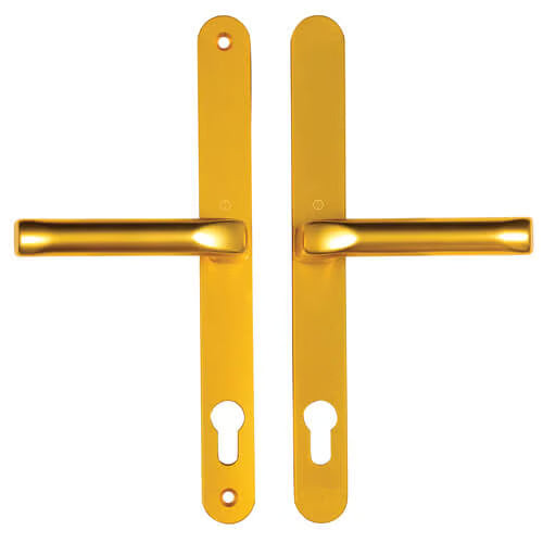 London Lever Lever UPVC Multipoint Door Handles - 92mm PZ Sprung 240mm Screw Centres