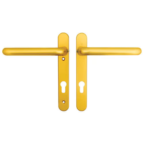 Paris Extended Lever Lever UPVC Multipoint Door Handles - 92mm PZ Unsprung 122mm Screw Centres