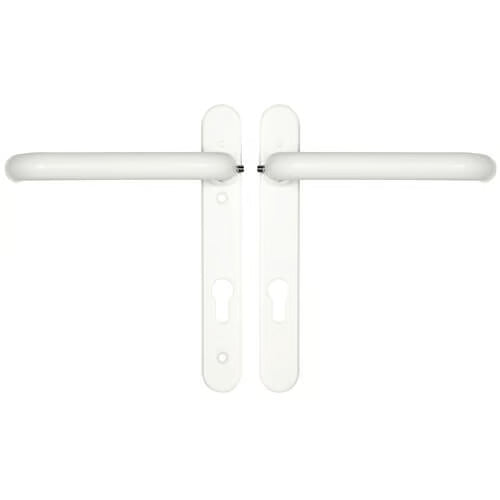 Paris Extended Lever Lever UPVC Multipoint Door Handles - 92mm PZ Unsprung 122mm Screw Centres