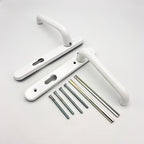 Paris Extended Lever Lever UPVC Multipoint Door Handles - 92mm PZ Unsprung 122mm Screw Centres