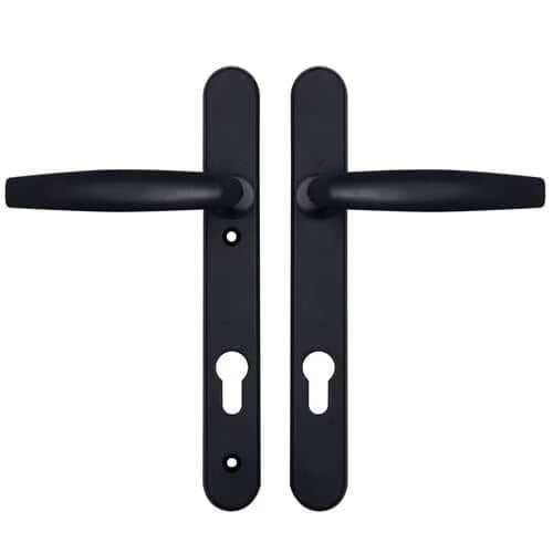 Atlanta Lever Lever UPVC Multipoint Door Handles - 92mm PZ Sprung 122mm Screw Centres