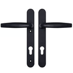 Atlanta Lever Lever UPVC Multipoint Door Handles - 92mm PZ Sprung 122mm Screw Centres