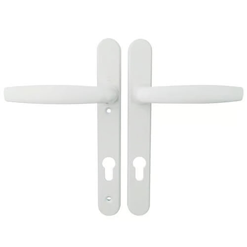 Atlanta Lever Lever UPVC Multipoint Door Handles - 92mm PZ Sprung 122mm Screw Centres