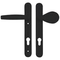 Atlanta Lever Moveable Pad UPVC Multipoint Door Handles - 92mm PZ Sprung 122mm Screw Centres