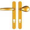 Atlanta Lever Moveable Pad UPVC Multipoint Door Handles - 92mm PZ Sprung 122mm Screw Centres