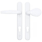 Atlanta Lever Moveable Pad UPVC Multipoint Door Handles - 92mm PZ Sprung 122mm Screw Centres