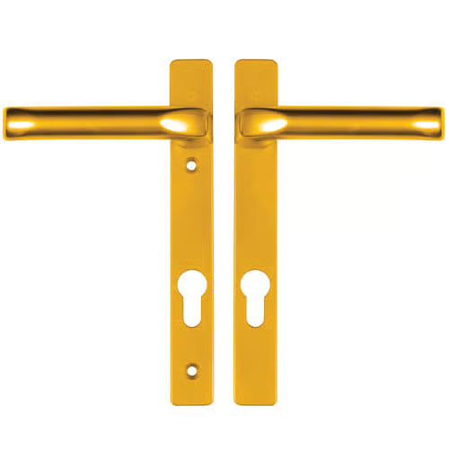 London Lever Lever UPVC Multipoint Door Handles - 92mm PZ Unsprung 122mm Screw Centres