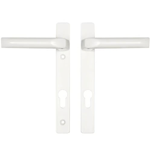 London Lever Lever UPVC Multipoint Door Handles - 92mm PZ Unsprung 122mm Screw Centres