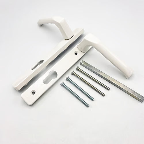 London Lever Lever UPVC Multipoint Door Handles - 92mm PZ Unsprung 122mm Screw Centres