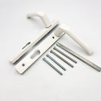 London Lever Lever UPVC Multipoint Door Handles - 92mm PZ Unsprung 122mm Screw Centres