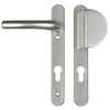 Atlanta Lever Fixed Pad UPVC Multipoint Door Handles - 92mm PZ Sprung 122mm Screw Centres