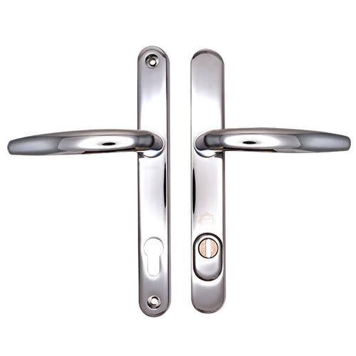 Tokyo PAS24 Lever Lever UPVC Multipoint Door Handles - 92mm PZ Sprung 215mm Screw Centres