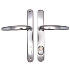 Tokyo PAS24 Lever Lever UPVC Multipoint Door Handles - 92mm PZ Sprung 215mm Screw Centres
