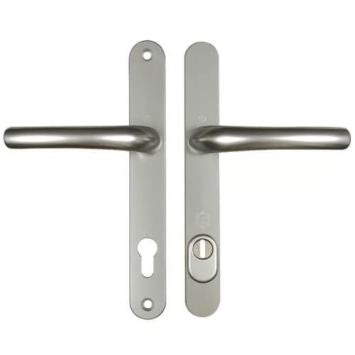 Tokyo PAS24 Lever Lever UPVC Multipoint Door Handles - 92mm PZ Sprung 215mm Screw Centres