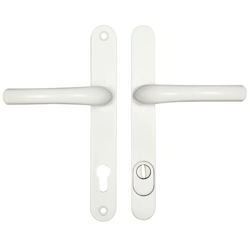 Tokyo PAS24 Lever Lever UPVC Multipoint Door Handles - 92mm PZ Sprung 215mm Screw Centres