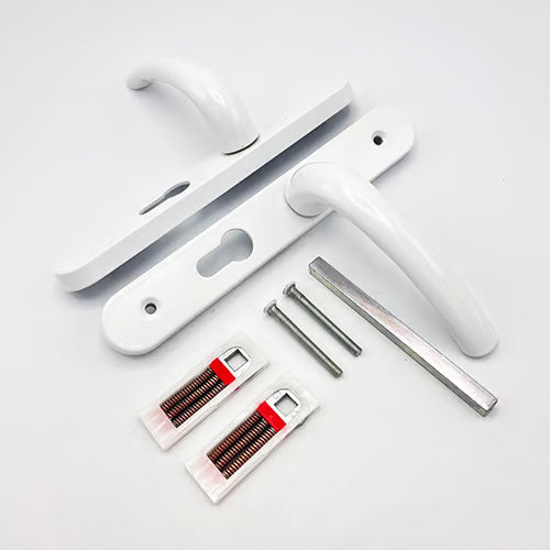 Tokyo Lever Lever UPVC Multipoint Door Handles - 48mm PZ Sprung 160mm Screw Centres