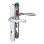 Birmingham Handle Set on Narrow Backplate for Profile Doors