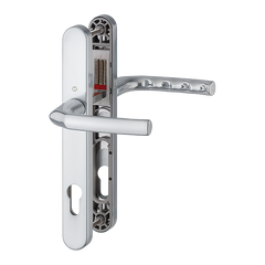 Birmingham Handle Set on Narrow Backplate for Profile Doors