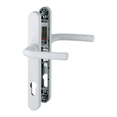 Birmingham Handle Set on Narrow Backplate for Profile Doors
