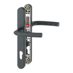 Birmingham Handle Set on Narrow Backplate for Profile Doors