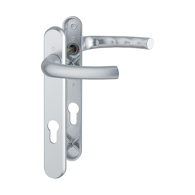 Tokyo Handle Set on Narrow Backplate for Profile Doors