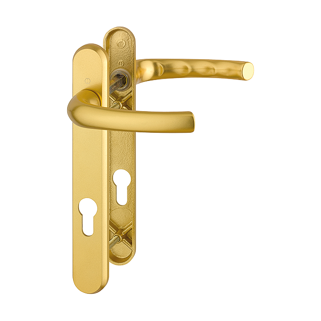 Tokyo Handle Set on Narrow Backplate for Profile Doors