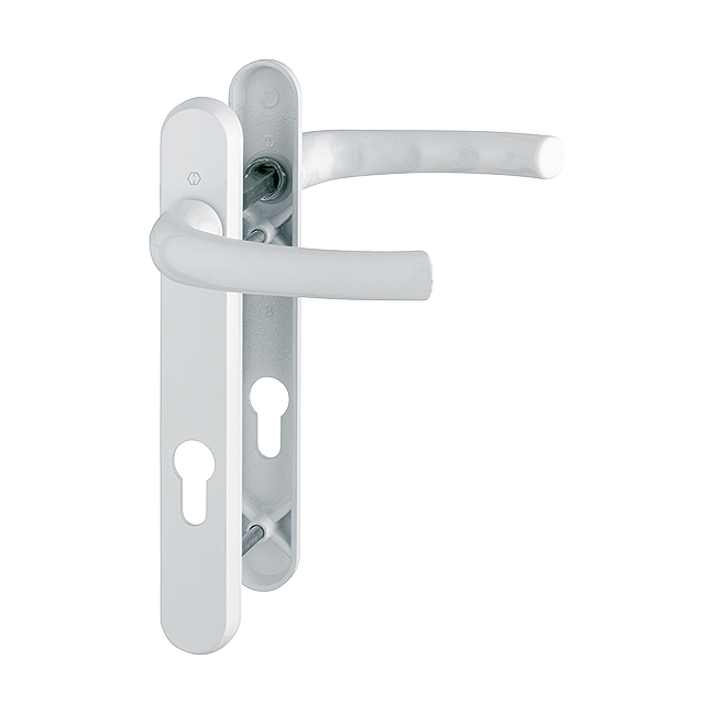 Tokyo Handle Set on Narrow Backplate for Profile Doors