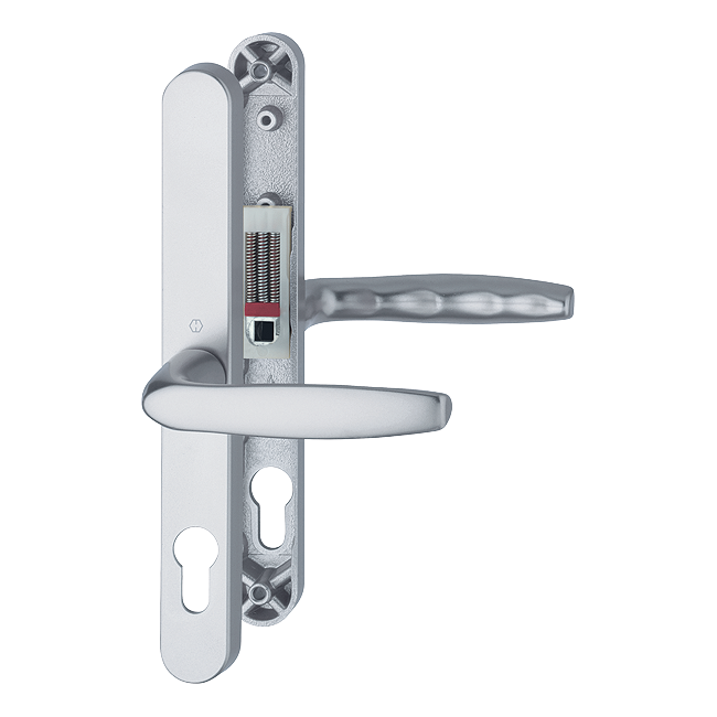 Brugge Handle Set on Narrow Backplate for Profile Doors