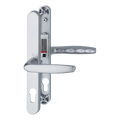 Brugge Handle Set on Narrow Backplate for Profile Doors