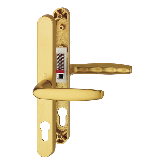 Brugge Handle Set on Narrow Backplate for Profile Doors